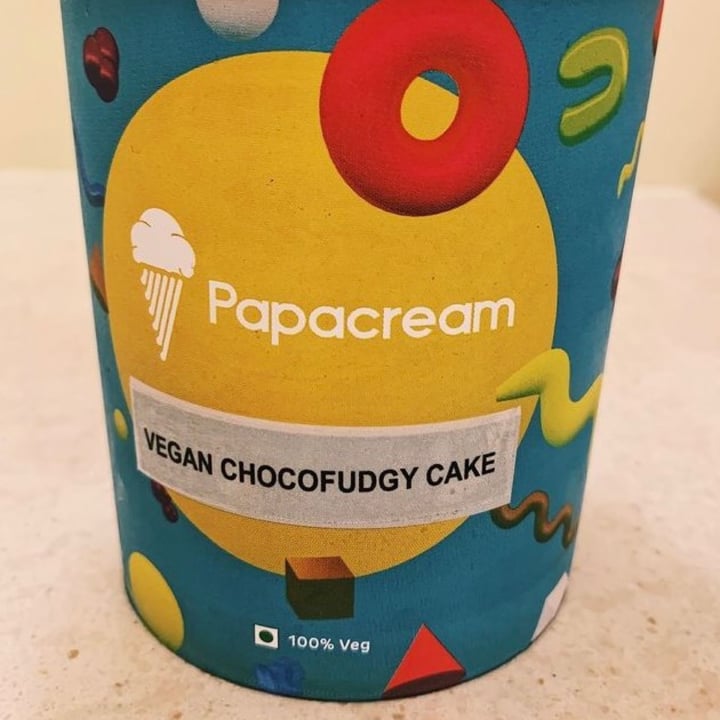 photo of Papacream Vegan Choco Fudgy Ice Cream shared by @consciousandcurious on  06 Jan 2022 - review