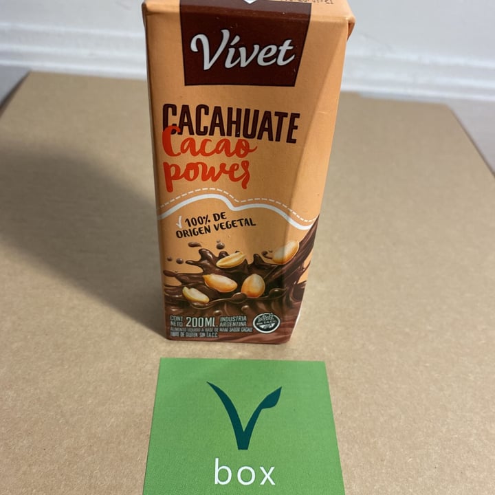 photo of Vívet Leche de Cacahuate Cacao Power 200ml shared by @vbox on  15 Jun 2021 - review