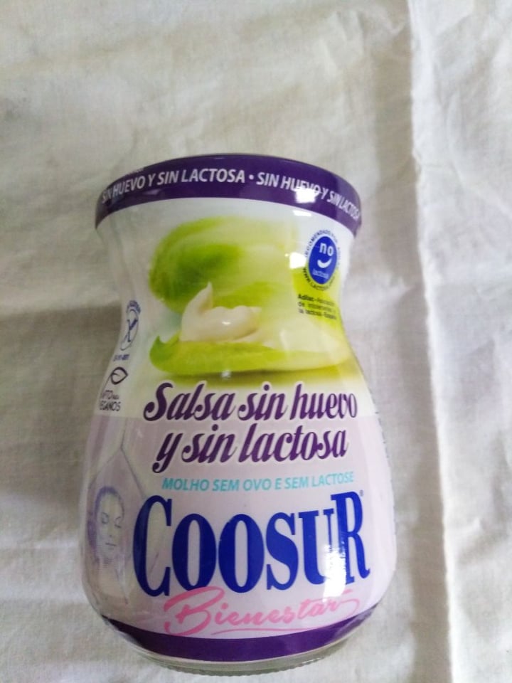 photo of Coosur Salsa sin Huevo y Lactosa (Mayonesa Vegana) shared by @llucia on  11 Oct 2019 - review
