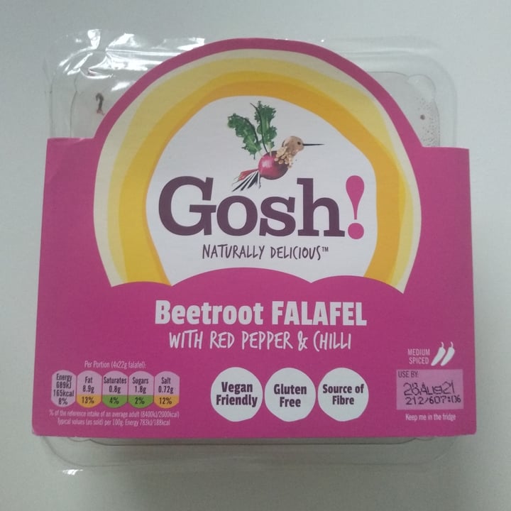 review photo of Gosh! Beetroot Falafel shared by @ktsuma on 09 Aug 2021 - review