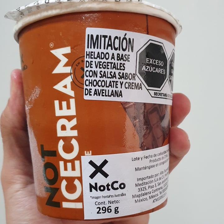 photo of NotCo Not Icecream Chocolove shared by @memevegan on  20 Aug 2022 - review