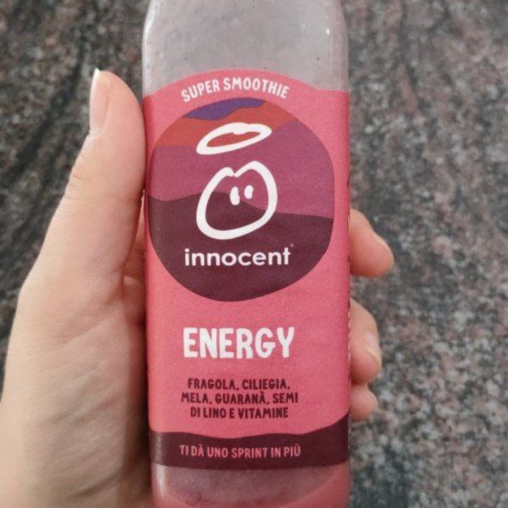 photo of Innocent Energise Super Smoothie shared by @sdrinc on  26 Jun 2022 - review