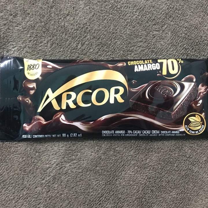photo of Arcor Arcor 70% amargo shared by @ellav3gan on  20 Oct 2021 - review