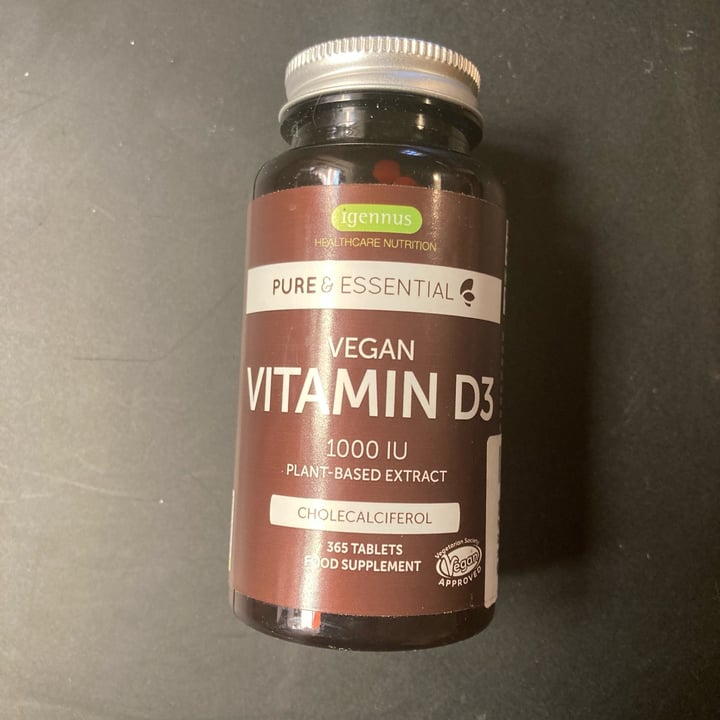 photo of Igennus Pure & Essential Vegan Vitamin D3 1000 IU shared by @theveganaffair on  11 Jan 2022 - review