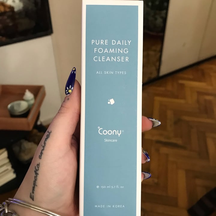 photo of Coony Korean Beauty Lab Pure daily foaming cleanser shared by @azaivegana on  01 Oct 2021 - review