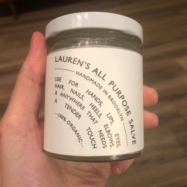 photo of Lauren’s All Purpose Lauren’s All Purpose Salve shared by @cslater26 on  29 Apr 2020 - review