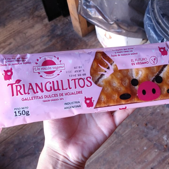 photo of Un Rincón Vegano Triángulitos De Hojaldre shared by @xcuasidelictualx on  26 Dec 2020 - review