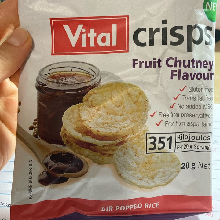 photo of Vital Fruit Chutney Mini Rice Cakes shared by @miapretorius on  18 Apr 2022 - review