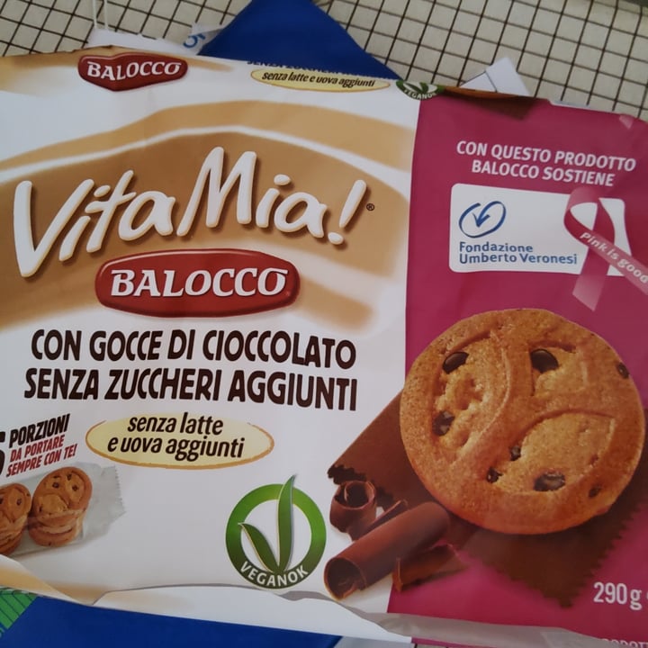 photo of VitaMia! Balocco Con Gocce Di Cioccolato Senza Zuccheri Aggiunti shared by @misstake on  25 Aug 2022 - review