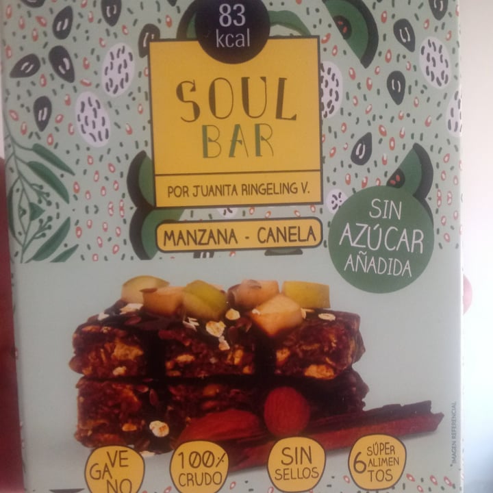 photo of Wild Foods Wild Soul Bar Barra de Cereal Manzana Canela  shared by @unknownsoldier on  23 Aug 2020 - review