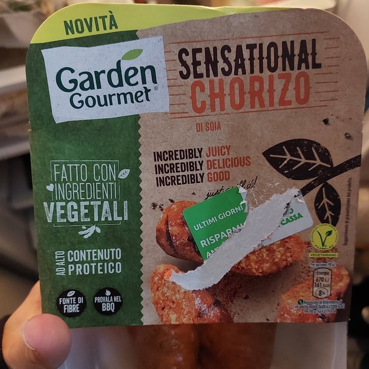 photo of Garden Gourmet Sensational Chorizo shared by @carolaco on  26 Mar 2022 - review