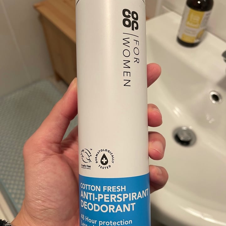 photo of Coop Cotton fresh deodorant shared by @julesbateman on  02 Feb 2021 - review