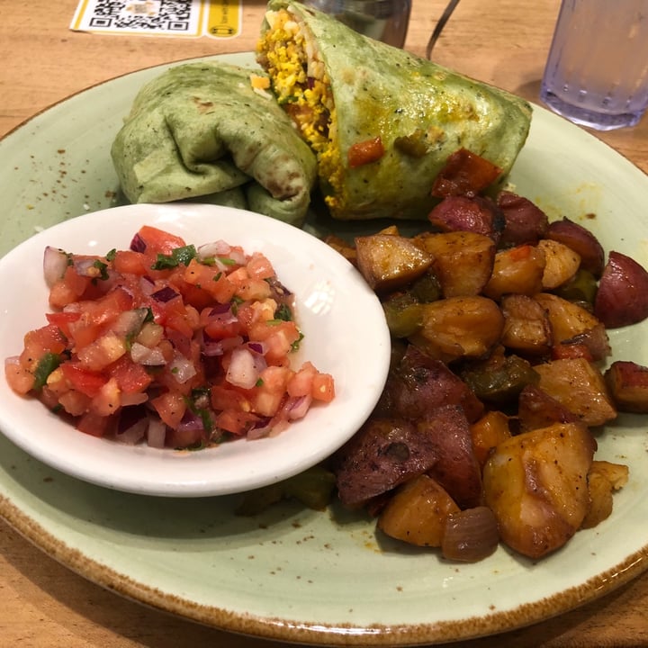 photo of Busboys And Poets Vegan egg scramble wrap shared by @bshavatt10 on  21 Oct 2020 - review