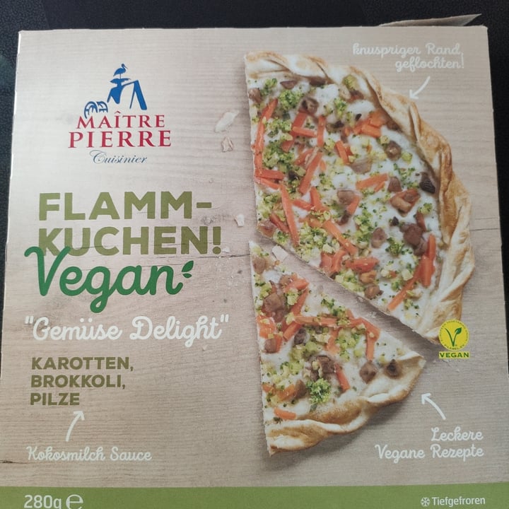 photo of Maître Pierre Cuisiner Flammkuchen vegan! „Gemüse Delight“ shared by @gandalfra on  30 May 2022 - review