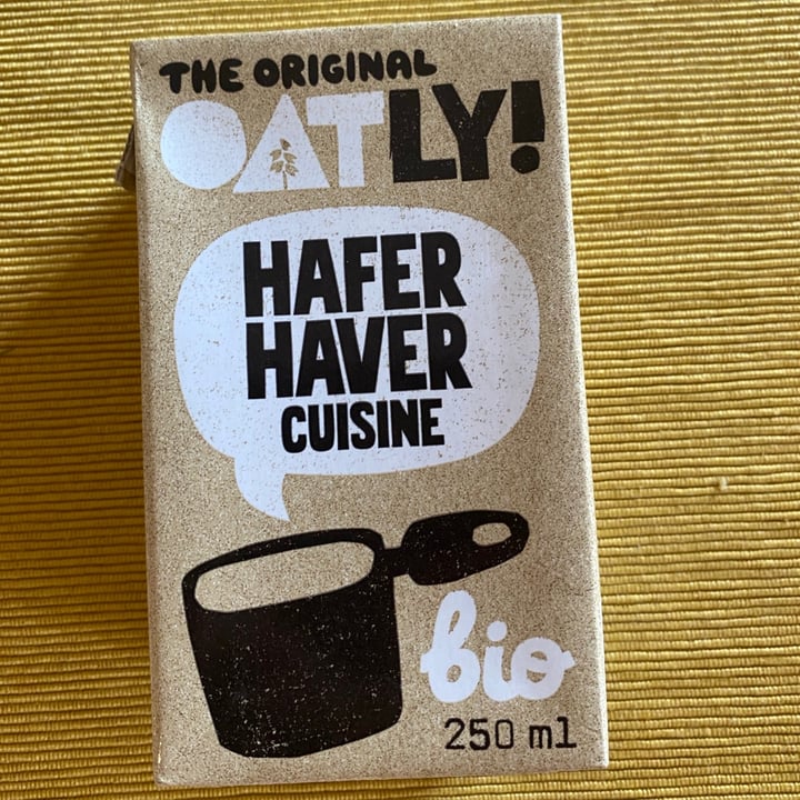 photo of Oatly Avoine Avena Cuisine Bio shared by @idcax on  18 Aug 2021 - review
