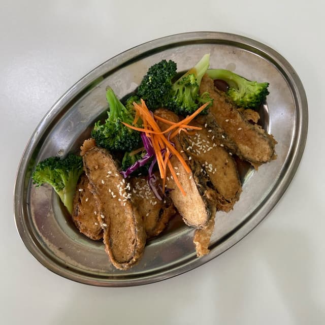 Foto del piatto “Emerald Vegetarian Fish”