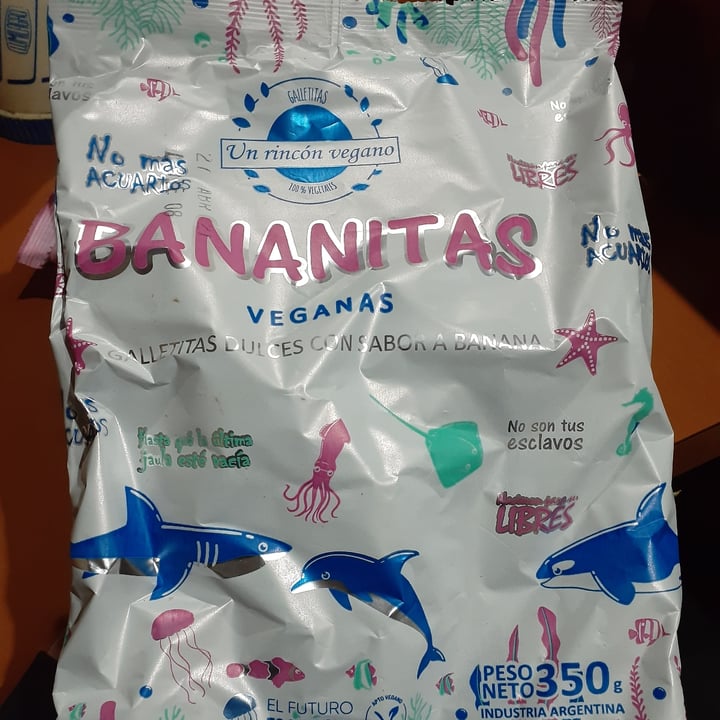 photo of Un Rincón Vegano Bananitas Galletitas Dulces con sabor a Banana shared by @java on  12 Sep 2020 - review