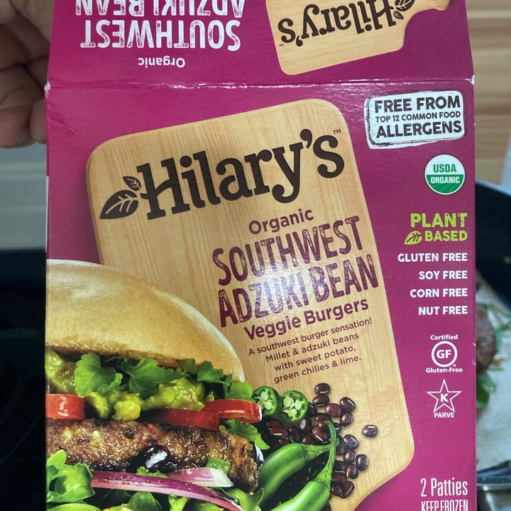 review photo of Hilary's Organic Southwest Adzuki Bean Veggie Burgers shared by @amrarafa on 01 May 2021 - review