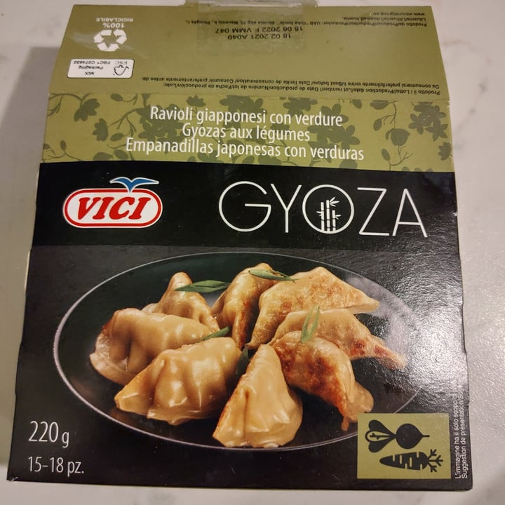photo of Vici Gyoza with Vegetable shared by @eriros72 on  31 Oct 2021 - review