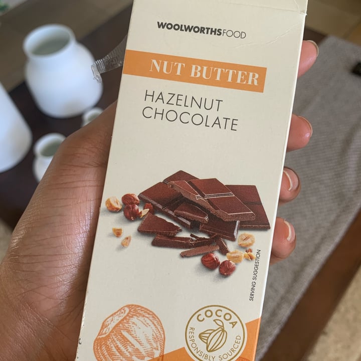 photo of Woolworths Food Nut butter hazelnut chocolate shared by @varivegan on  09 Jan 2022 - review
