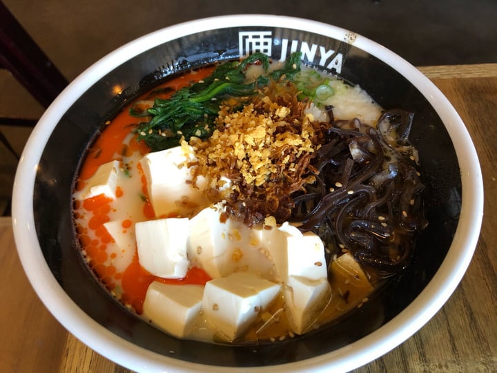 review photo of JINYA Ramen Bar Spicy Creamy Vegan Ramen shared by @brinamberlee on 06 Aug 2018 - review
