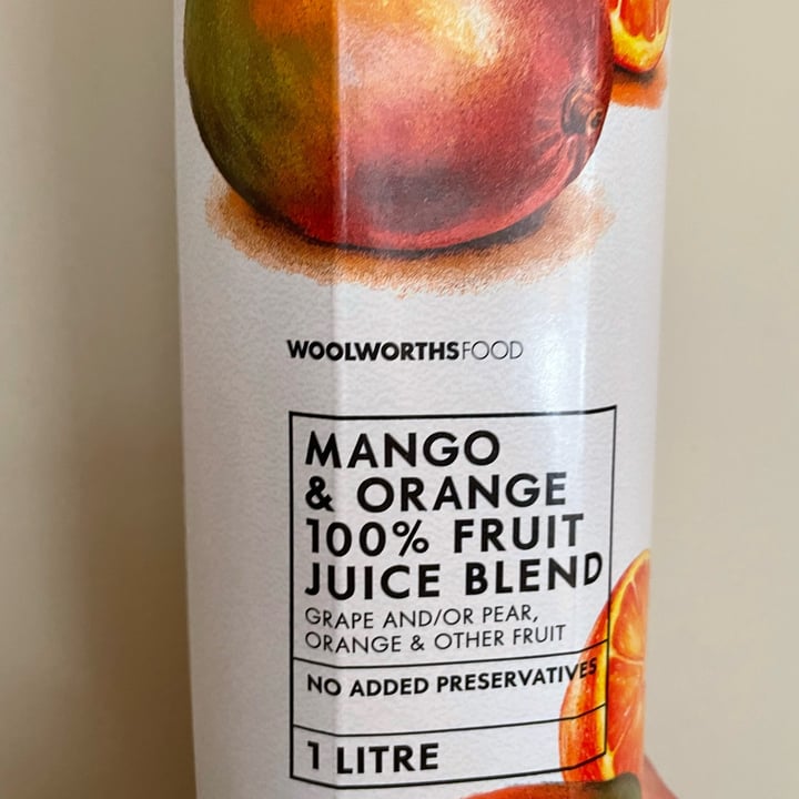 photo of Woolworths Food 100% mango and orange juice shared by @carlicosta on  24 Apr 2022 - review