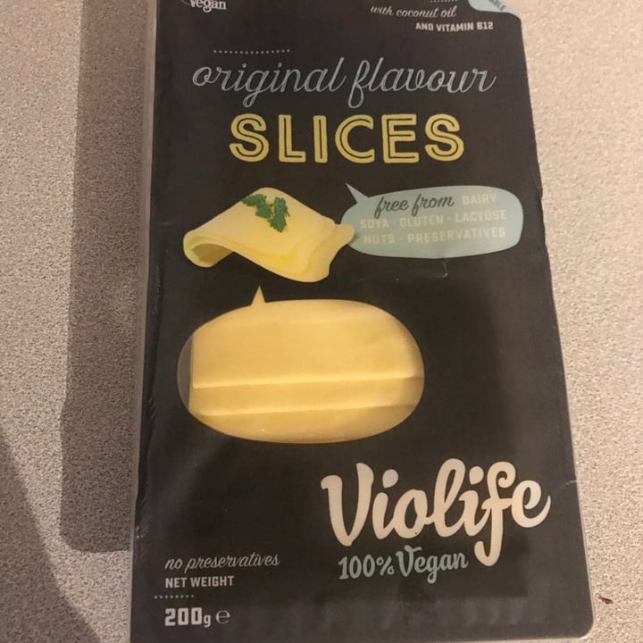 photo of Violife Original Flavor Cheese Slices shared by @kestralkins on  28 Mar 2021 - review