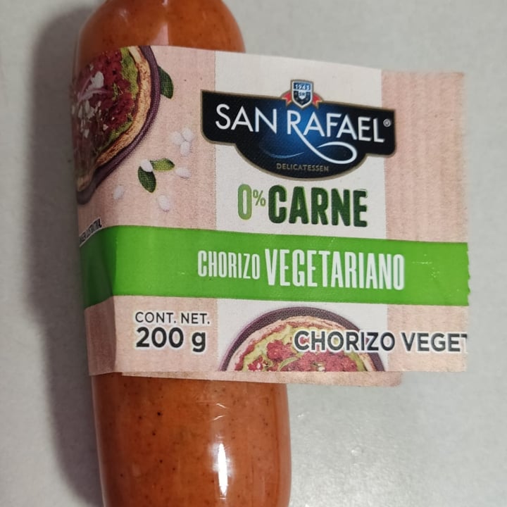 review photo of San Rafael Chorizo vegetariano shared by @jimenaobieta on 03 Dec 2021 - review