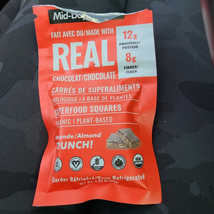 photo of Mid-day squares Almond Crunch shared by @mariavegan4ever on  03 Jun 2021 - review