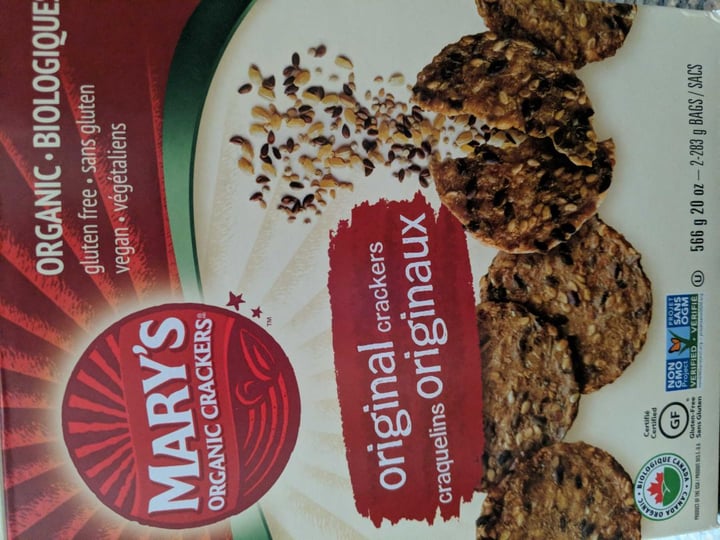 photo of Mary's Gone Crackers Original Crackers shared by @megamegan on  07 Aug 2019 - review