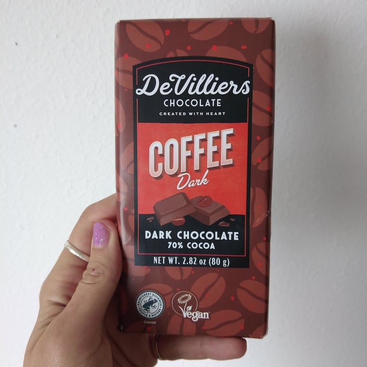 photo of De Villiers Chocolate Coffee Dark Chocolate Bar shared by @laurenbettyd on  23 Nov 2021 - review