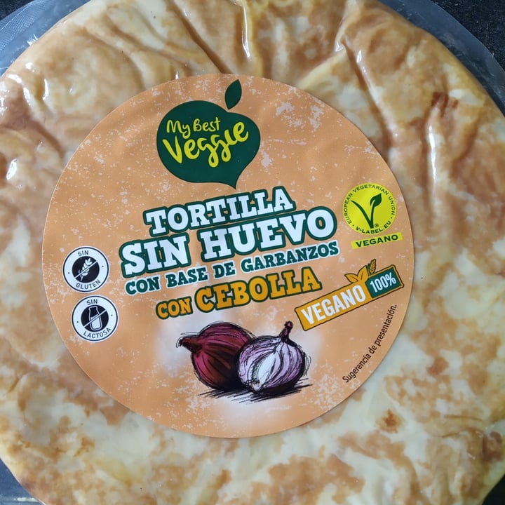 photo of My Best Veggie Tortilla precocinada con base de garbanzos shared by @helenabat on  18 Aug 2020 - review
