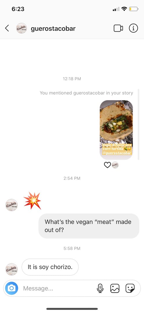 review photo of Güero's Soy Taquitos Al Pastor shared by @nikki on 09 Jul 2019 - review