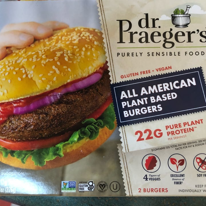 photo of Dr. Praeger's All American Plant Based Burgers shared by @togoam on  17 Apr 2022 - review