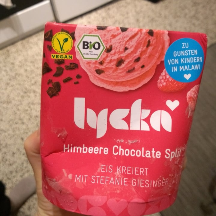 photo of Lycka Himbeere Chocolate Split shared by @felice on  17 Sep 2021 - review