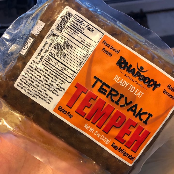 review photo of Rhapsody Natural Foods Teriyaki Tempeh shared by @jloosi on 20 Jun 2021 - review