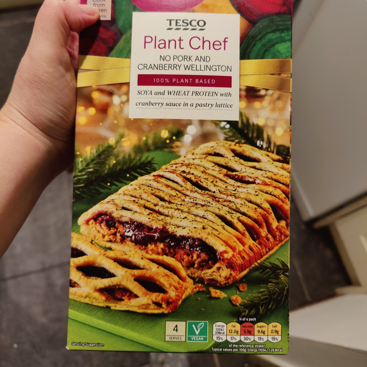Plant Based Vegan Christmas Dinner Tesco No Pork And Cranberry