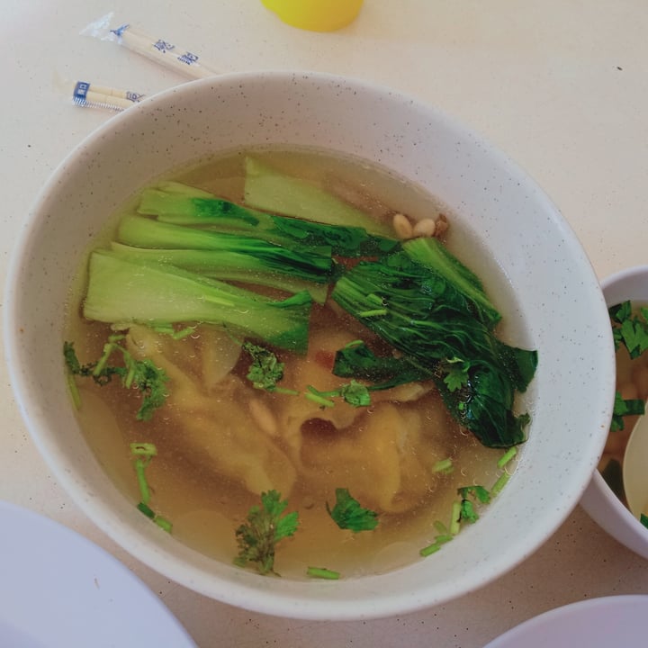 photo of Daily Green (St. George's Road) OmniMeat Dumpling Soup shared by @veganspicegirl on  07 Jun 2022 - review