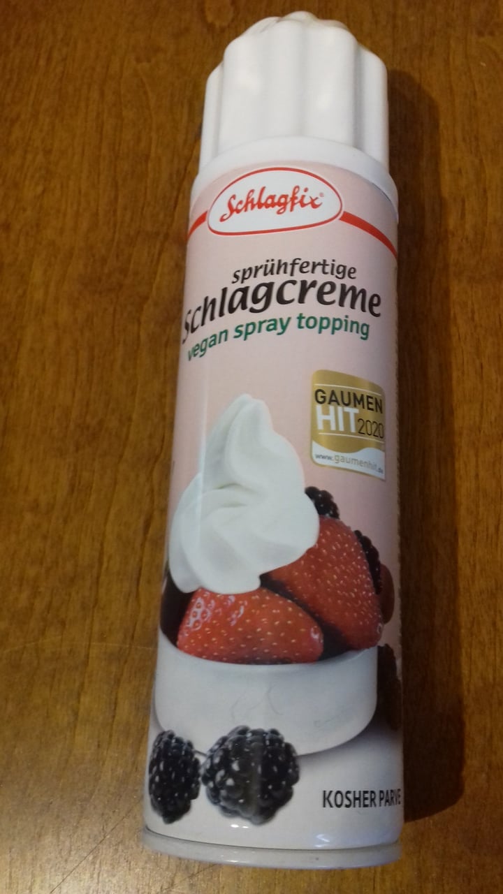 photo of Schlagfix Sprühfertige Schlagcreme shared by @anasp on  11 May 2022 - review