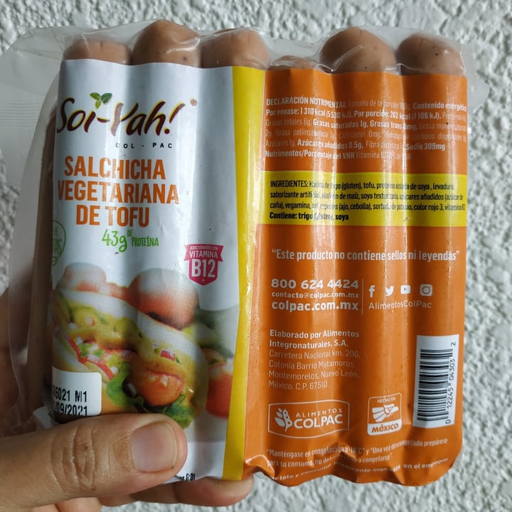 review photo of Soi-yah! Proteina Vegetal Estilo Salchicha Con Tofu shared by @aramara on 12 Jun 2021 - review