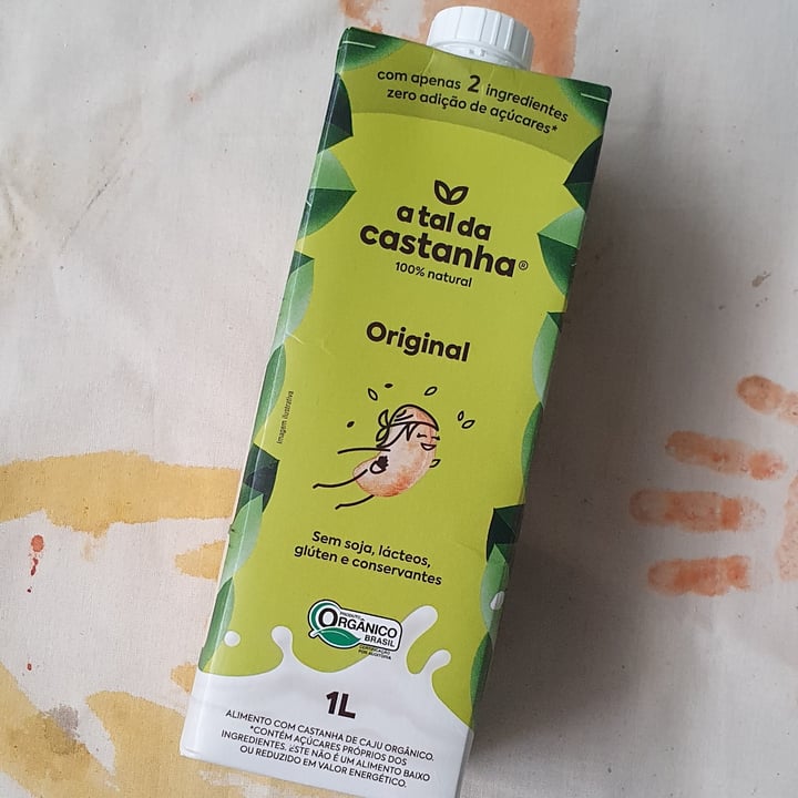 photo of A Tal da Castanha Bebida vegetal shared by @patuaoficina on  17 Apr 2022 - review