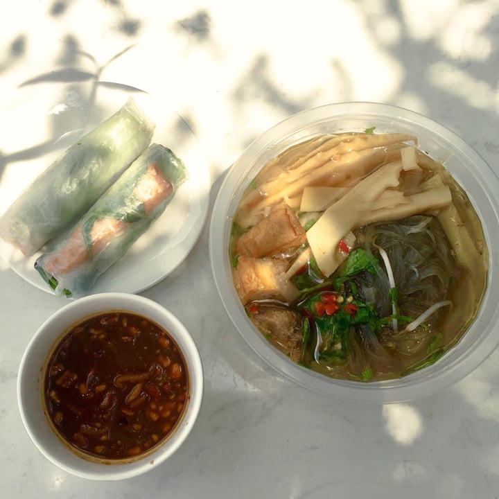 review photo of Quán Chay Thiện Nhân Vĩnh Hội Bamboo Shoot Noodle shared by @gac-veganfoodreview on 11 Jun 2021 - review