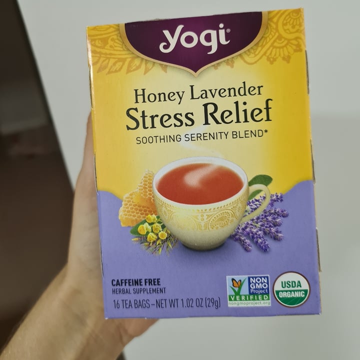 photo of Yogi Tea Organic Honey Lavender Stress Relief Tea shared by @nathaliab on  27 Apr 2022 - review