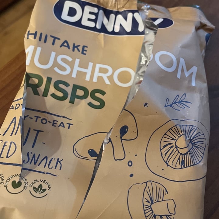 photo of Denny Denny shiitake Mushroom Crisps shared by @meganshead on  28 May 2022 - review