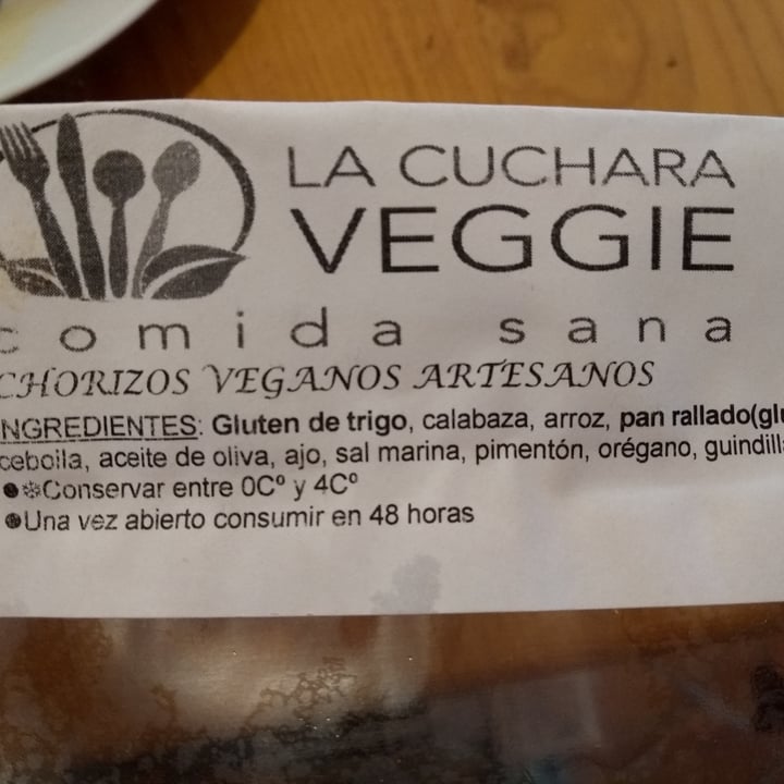 photo of La Cuchara Veggie chorizos veganos shared by @xenawarrior on  07 Jan 2021 - review
