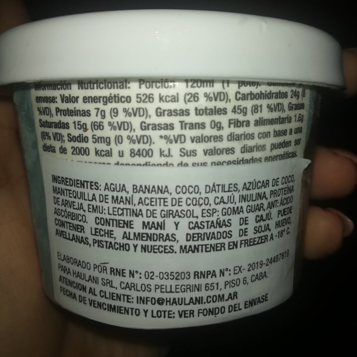 review photo of Haulani Helado Banana & Peanut Butter shared by @buki on 25 Feb 2021 - review