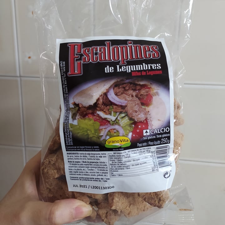 photo of grano Vita Escalopines de legumbres shared by @nutximichu on  12 Oct 2020 - review