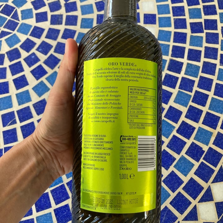 photo of Carapelli Olio oro verde shared by @manumanu on  30 Jun 2022 - review