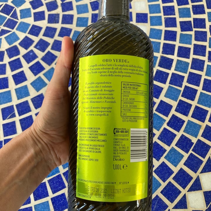 review photo of Carapelli Olio oro verde shared by @manumanu on 30 Jun 2022 - review