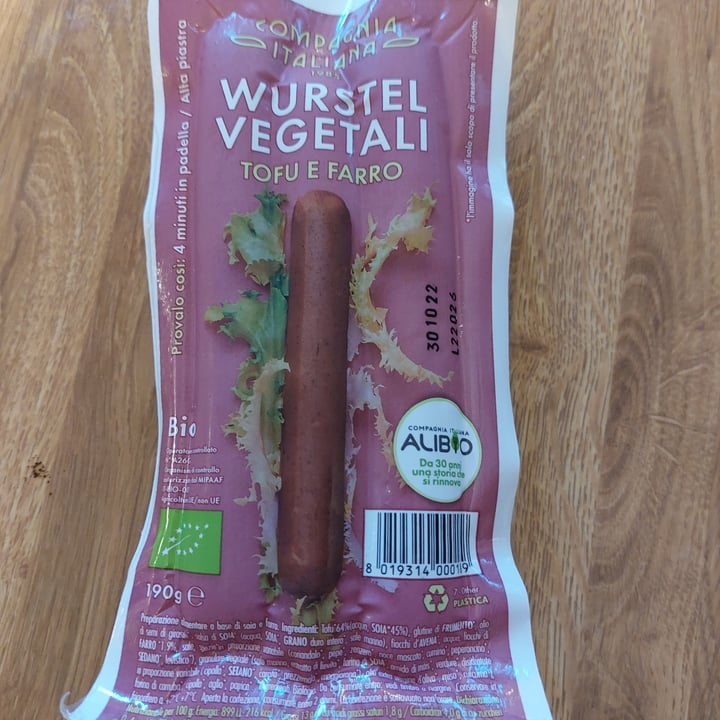 review photo of Compagnia Italiana wurstel vegetali tofu e farro shared by @elis93 on 25 Aug 2022 - review